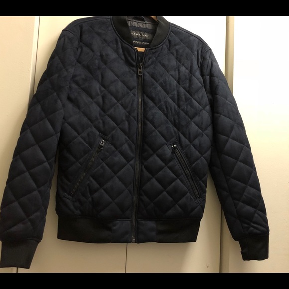 Zara Other - ZARA Man quilted bomber jacket size M